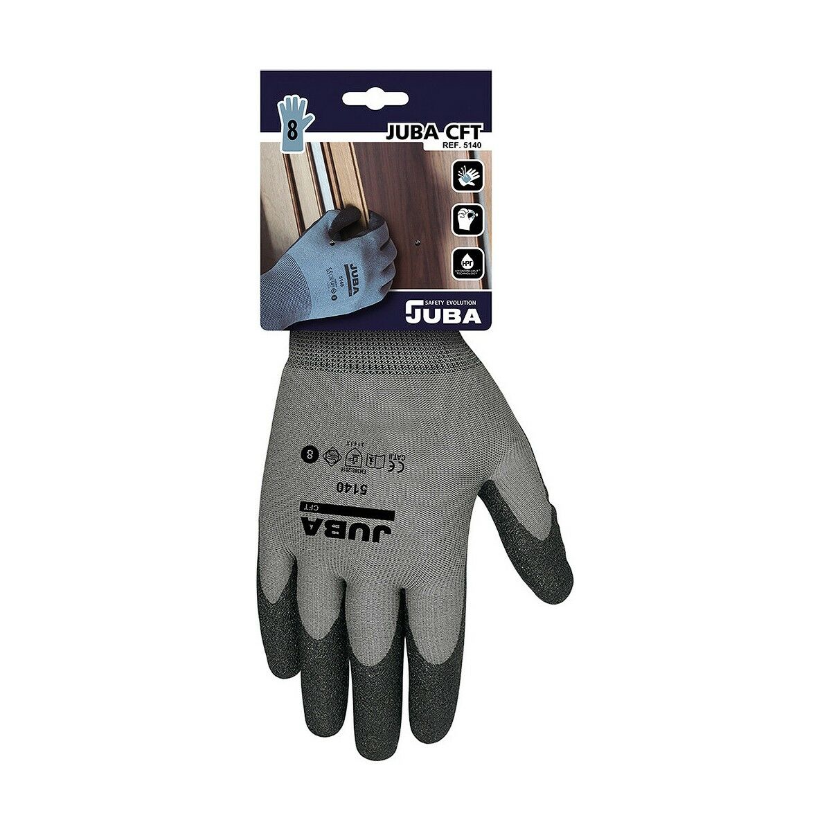 Work Gloves JUBA PVC 10